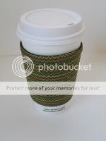 Coffee Cup Cozy - "Zig Zag"